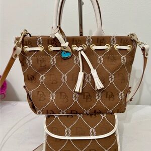 Dooney & Bourke Brown Satchel Bag